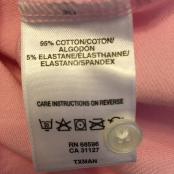 DKNYC Pink Short Sleeve Polo Shirt - Picture 6 of 6